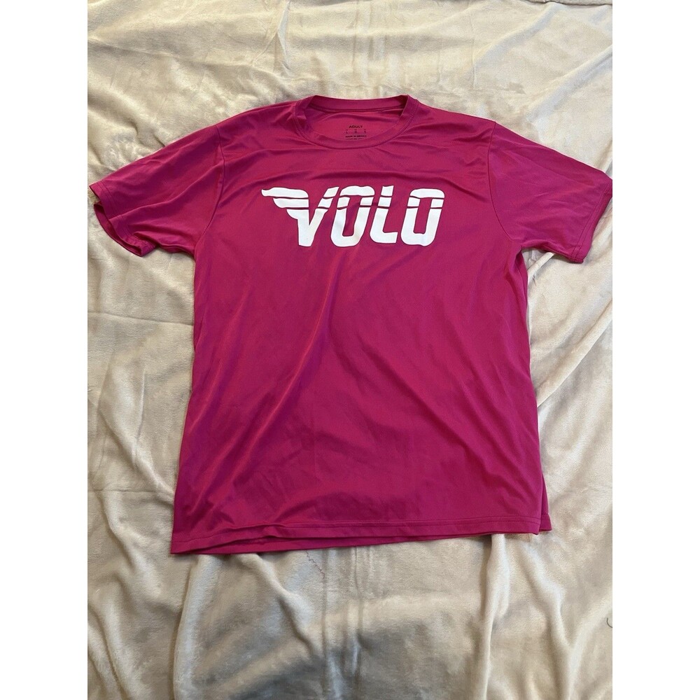 Hot Pink Men’s Volo T Shirt size Large